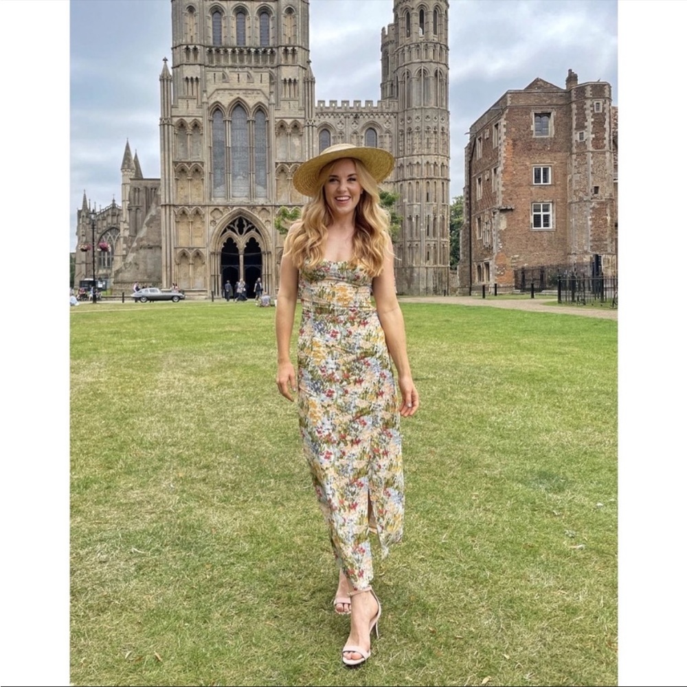 Reformation Kourtney dress in Countryside